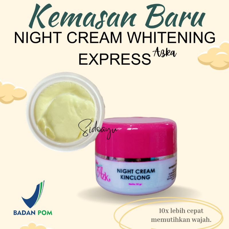 CREAM MALAM WHITENING EXPRESS DR. AZKA SKINCARE
