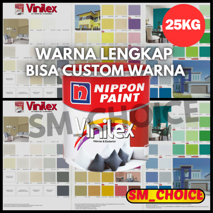 [PART 1] VINILEX 25 KG NIPPON PAINT CAT TEMBOK INTERIOR & EKSTERIOR CAT NIPPON VINILEX PRO 5000