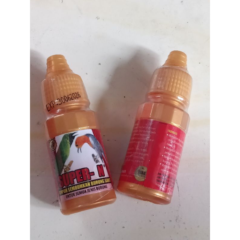 Super N obat burung sakit
