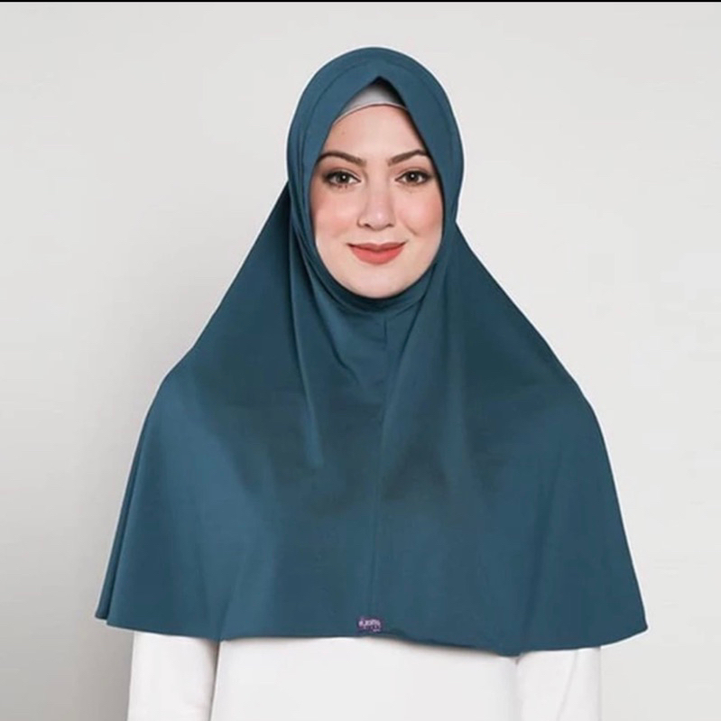 Hijab / kerudung polos Bergo Elzatta Asyila M Lenza