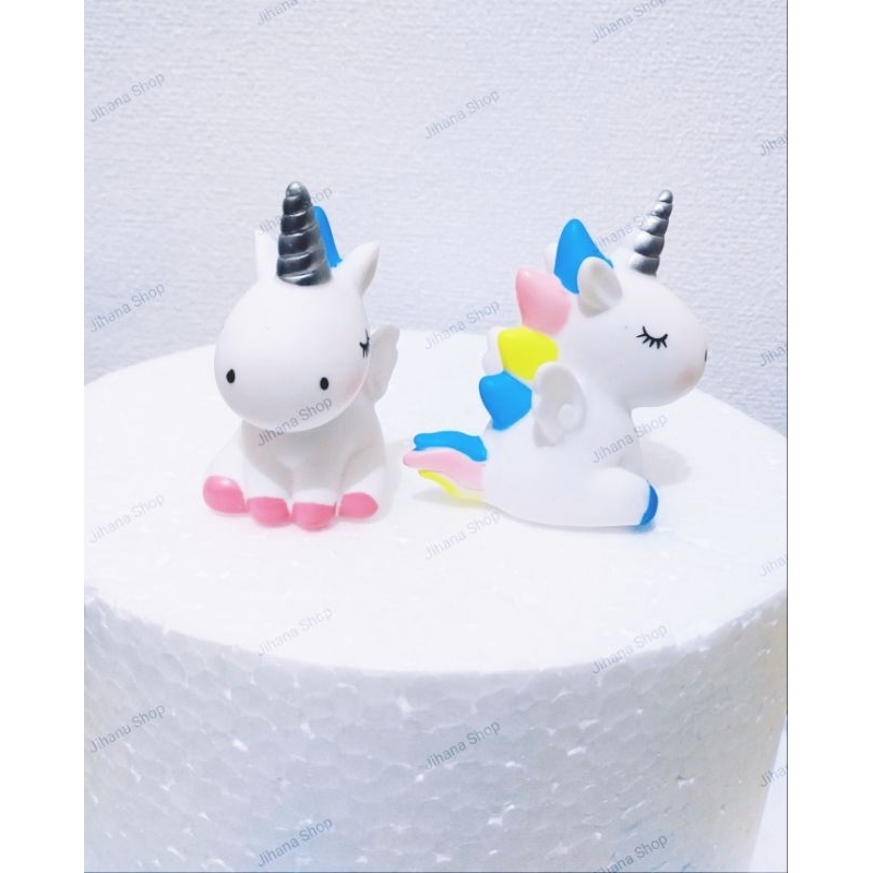 Hiasan kue Ulang Tahun Kuda Poni Hiasan Kue Ulang Tahun Kuda Poni Unicorn Mainan anak Kuda Poni Unic