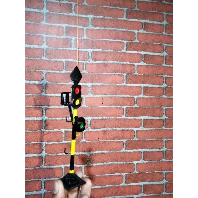 Miniatur Lampu sinyal kereta api - Mainan kereta api miniatur