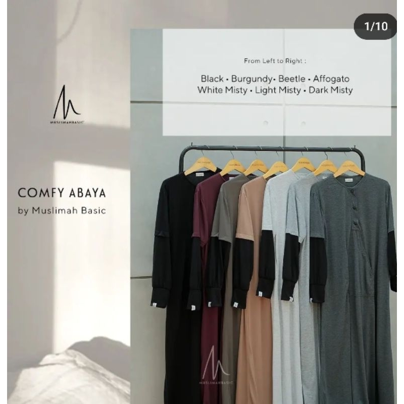 Comfy Abaya by Muslimah Basic / french khimar / muslimah basic / khimar preloved / gamis preloved / 