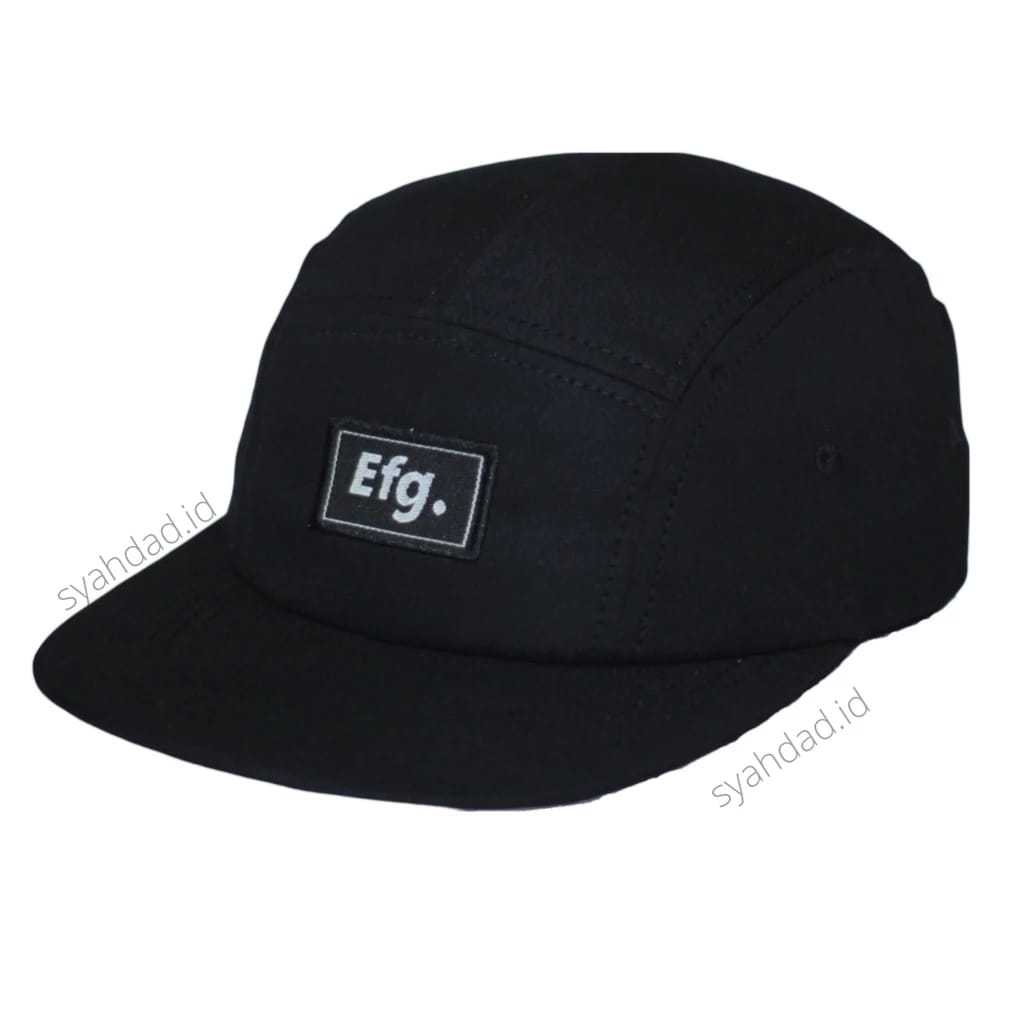 Topi lima panel dickies pria wanita cap bordir woven original topi 5 panel - topi 5 panel - five pan