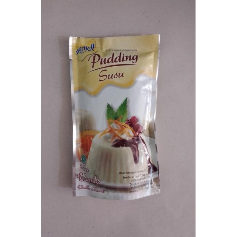 

Pudding Nutrijell Susu Vanilla 120gr / pudding susu / nutrijel / vanilla / nutrijel vanila