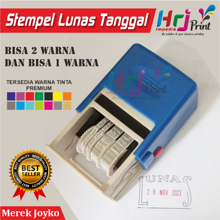 

Stempel Lunas Tanggal Otomatis 2 Warna Joyko | Stempel Lunas Tanggal