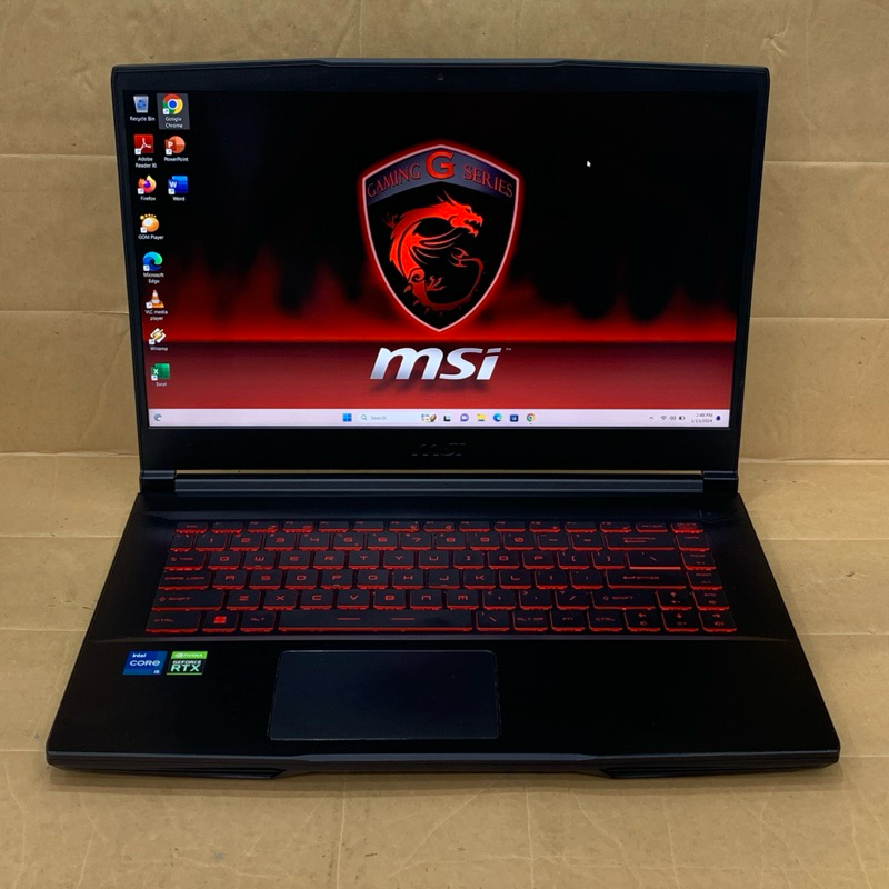MSI GF63 Thin 11UC Intel core i5-11400H RAM 16/512GB RTX 3050