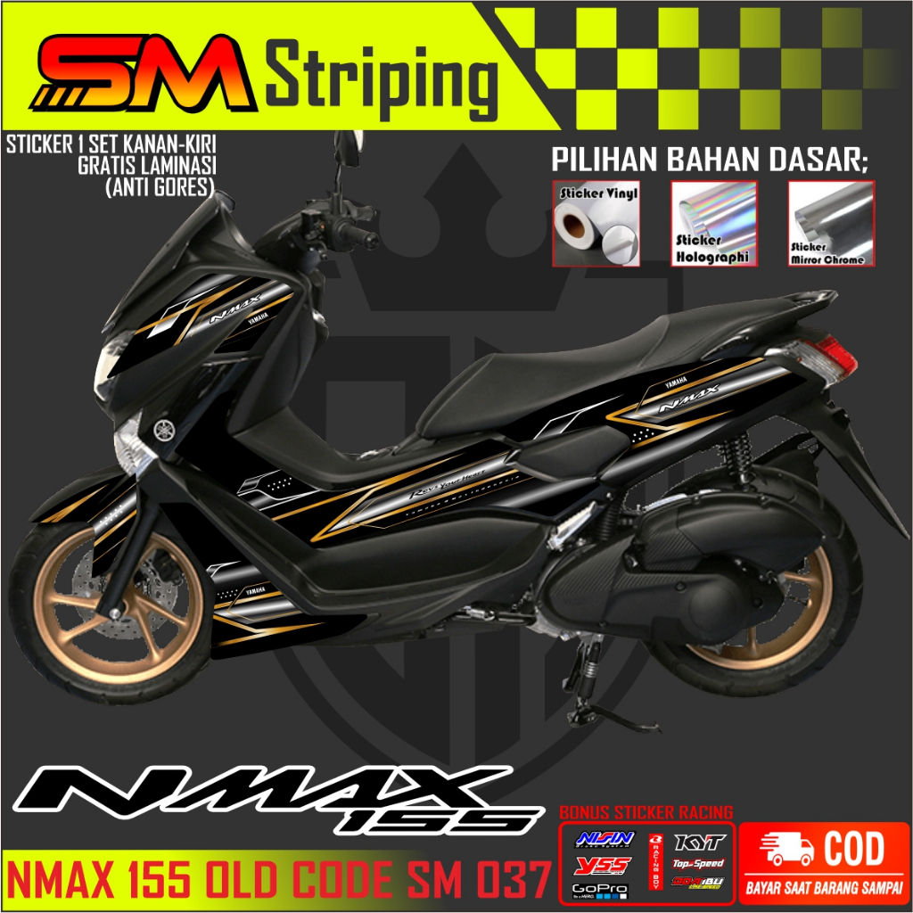 NMAX 155 sticker MOTOR NMAX 155 motor YAMAHA motor sticker BODY variasi SM 037