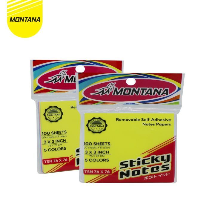 

Montana Memo Stick Sticky Note Kertas Memo / Memo Tempel Montana TSN 76 X 76