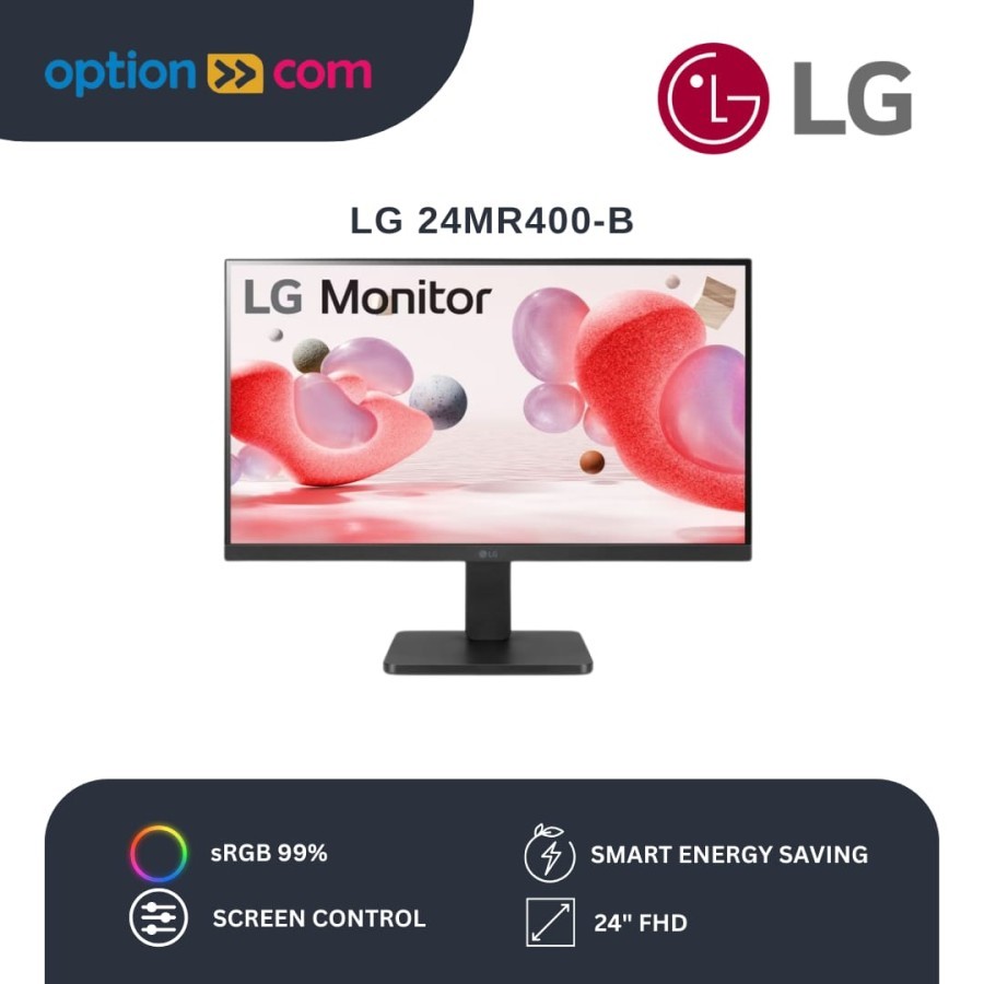 Monitor LG 24MR400-B 24 inch Full HD Display with AMD FreeSync Monitor Komputer PC Original