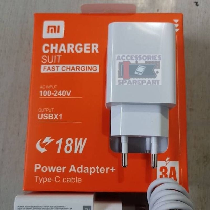 Charger xiaomi 18W original fastcharging TYPE C