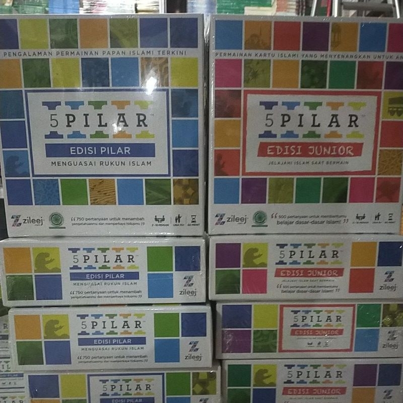 BUKU 5 PILAR / EDISI YUNIOR / EDISI PILAR / PERMAINAN ANAK ISLAMI / LIMA PILAR / BUKU ANAK / PERMAIN