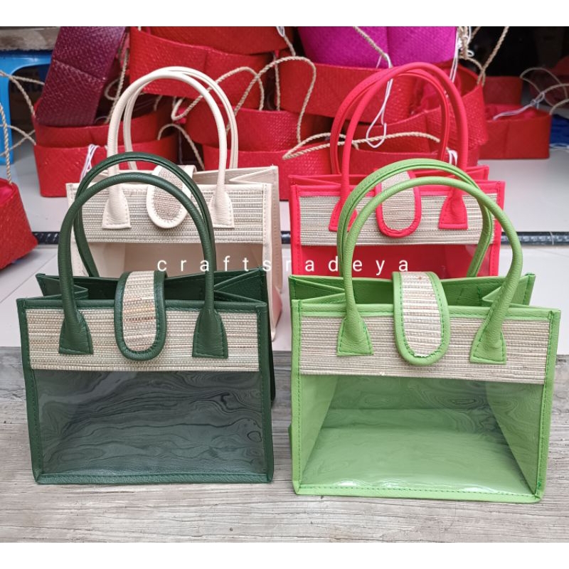 

iDk90 TAS MIKA MENDONG (221418) / Tas hampers natal imlek aesthetic / Gift premium ethnic