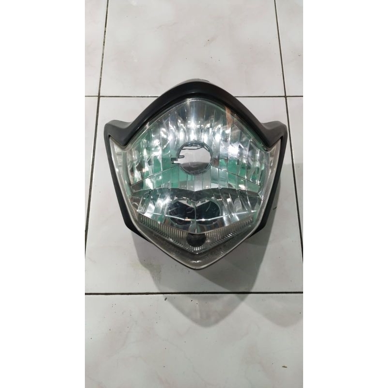 Reflektor lampu depan Yamaha Vixion old new lampu oval tahun 2010 2012 original 2nd lepasan motor