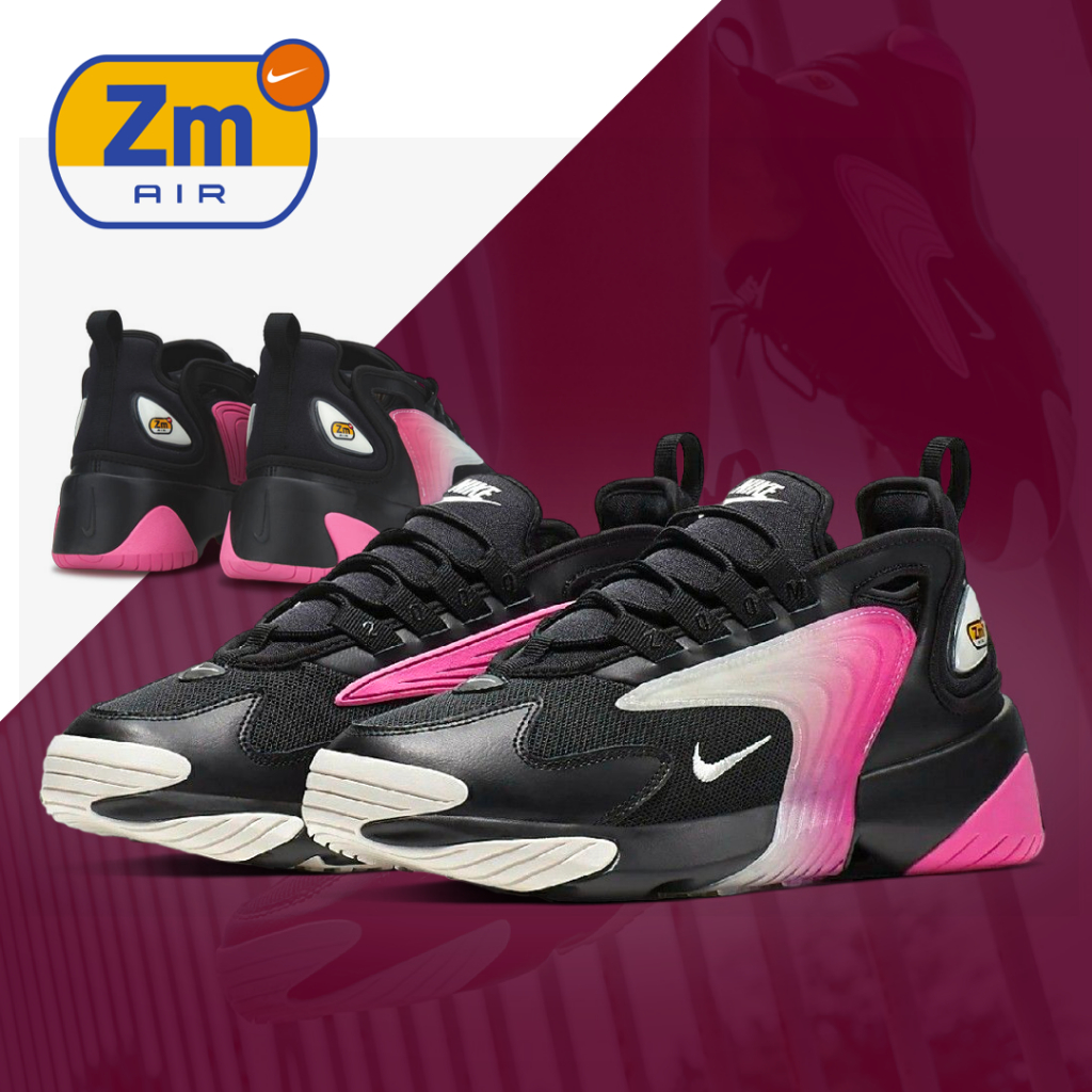 Nike Zoom Air 2k Sneakers Shoes Sepatu Olahraga Gym Lari Wanita Pria Basket Murah Original Blackpink