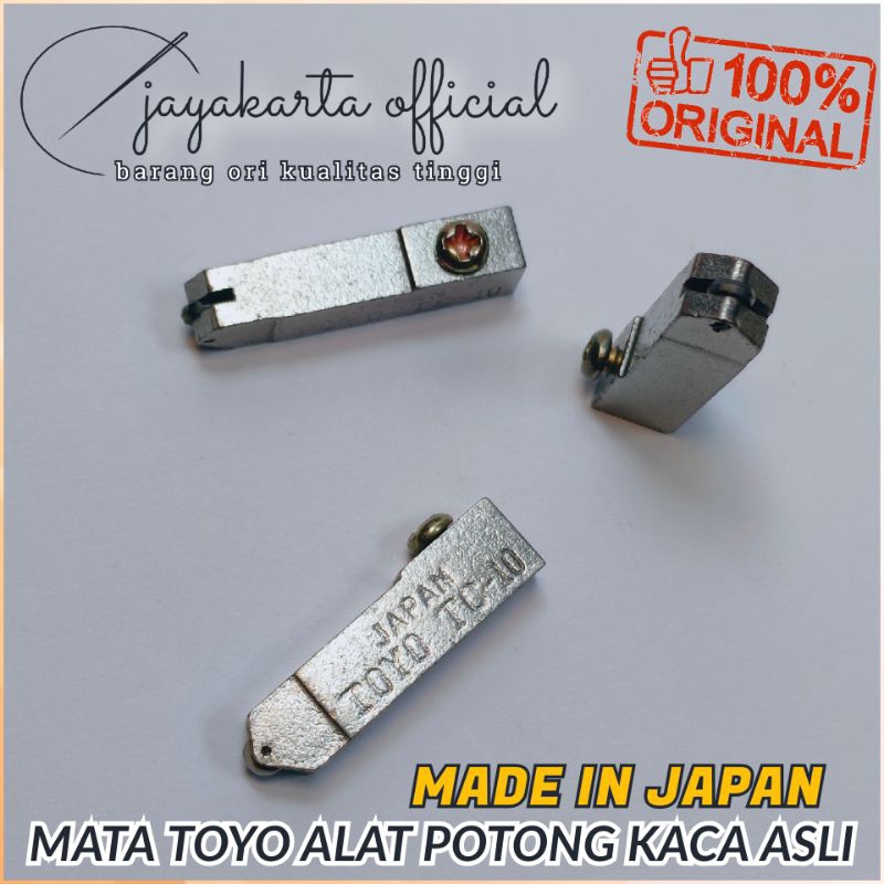 Mata potong kaca Toyo Tc 90 / Tc 17 / Tc 30 / Tc 10 Alat pemotong kaca pisau potong kaca alat potong
