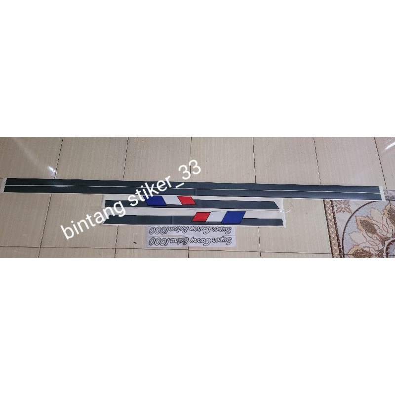 stiker lis body suzuki carry 1000 setesen/stiker carry 1000