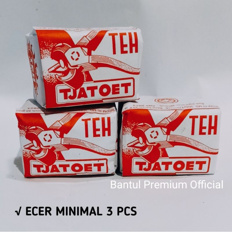 

Teh Tjatoet Merah Putih 40 gram / Ecer minimal 3 pcs (Bisa Campur Merk / Produk Lain)