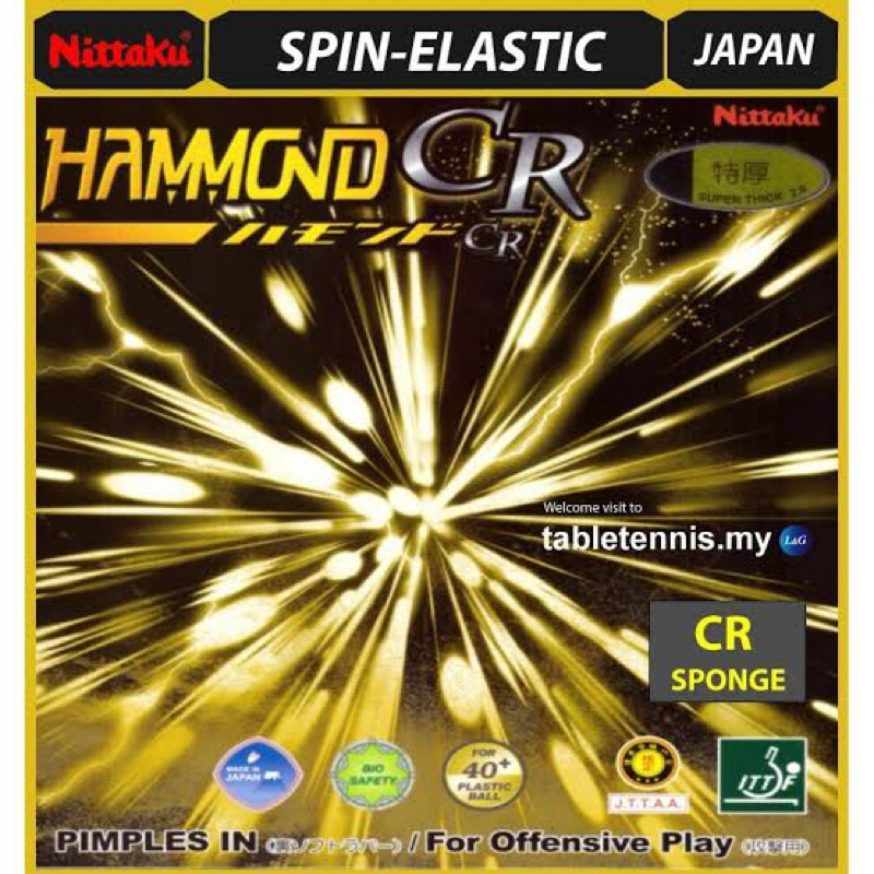 NITTAKU Hammond CR Karet Tenis meja