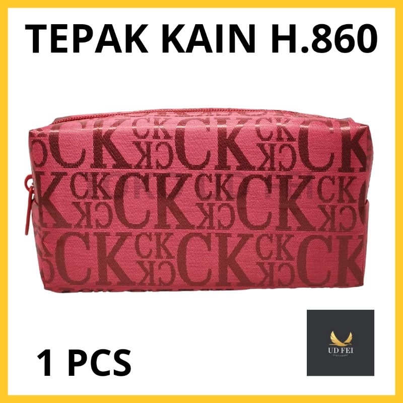 

(1 PCS) Tepak Kain/ Pensil Case Kain/ Tepak Kain motif H.860/Tempat pensil kain