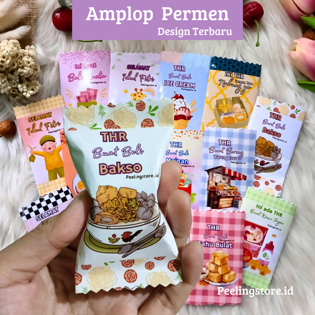

Size Mini Amplop Permen 1 Pack isi 10pcs Unik Viral Kertas Tebal | Angpau | Amplop Lebaran | Amplop THR