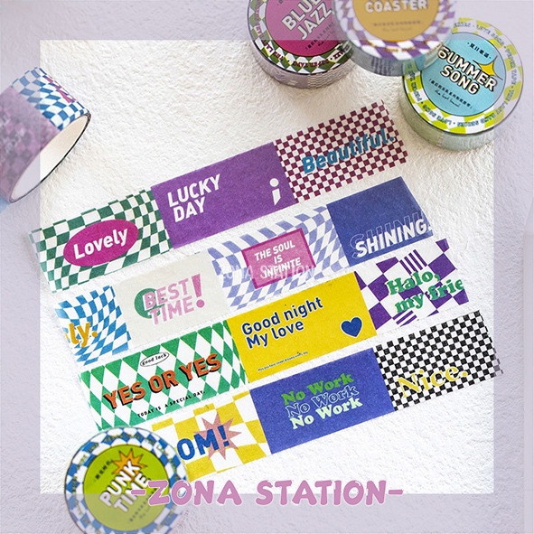 

[ZS] 1 Pcs / Washitape The Last Band Series Decoration Scrapbook