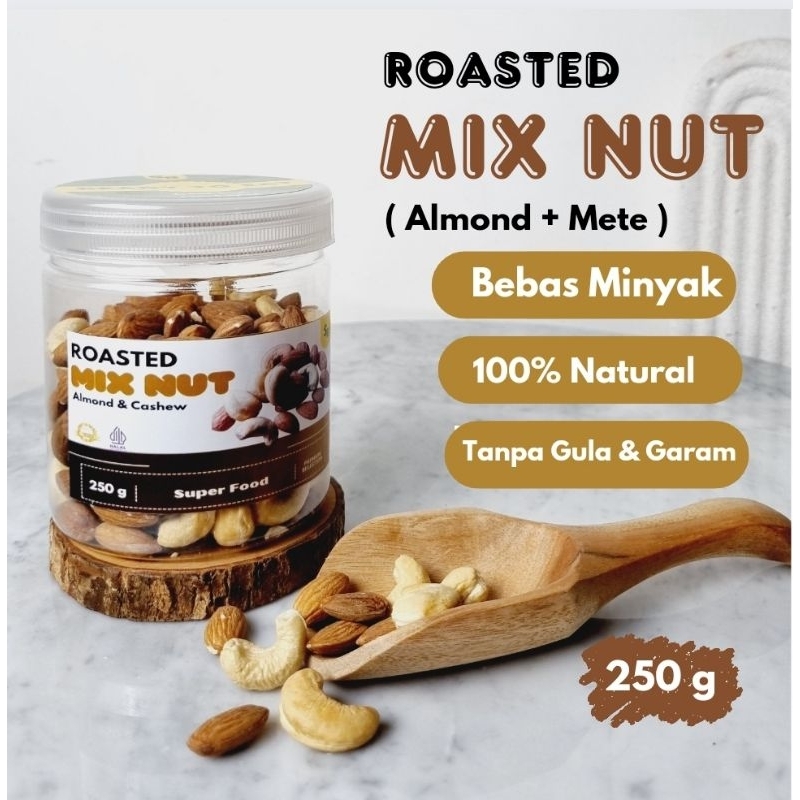 

MIX NUT - ALMOND & METE PANGGANG 250 GRAM