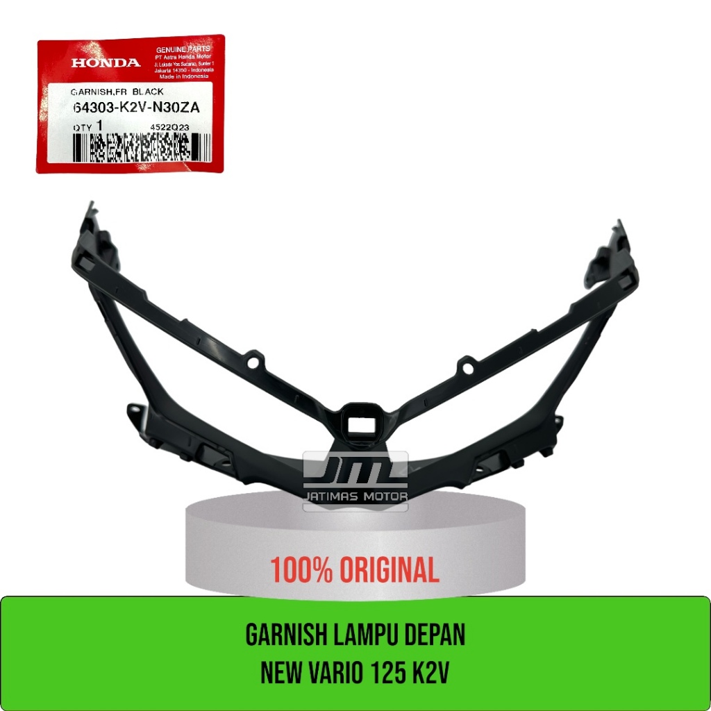 Garnish lampu depan new vario 125 K2V 64303-K2V-N30ZA