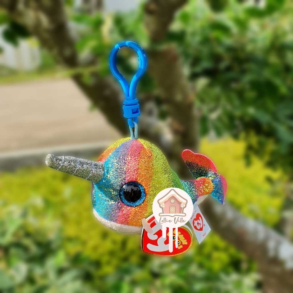 Ty Beanie Boos - Narwhal Keychain Color Assorted