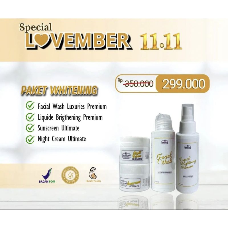 ZAE GLOW - Paket whitening premium