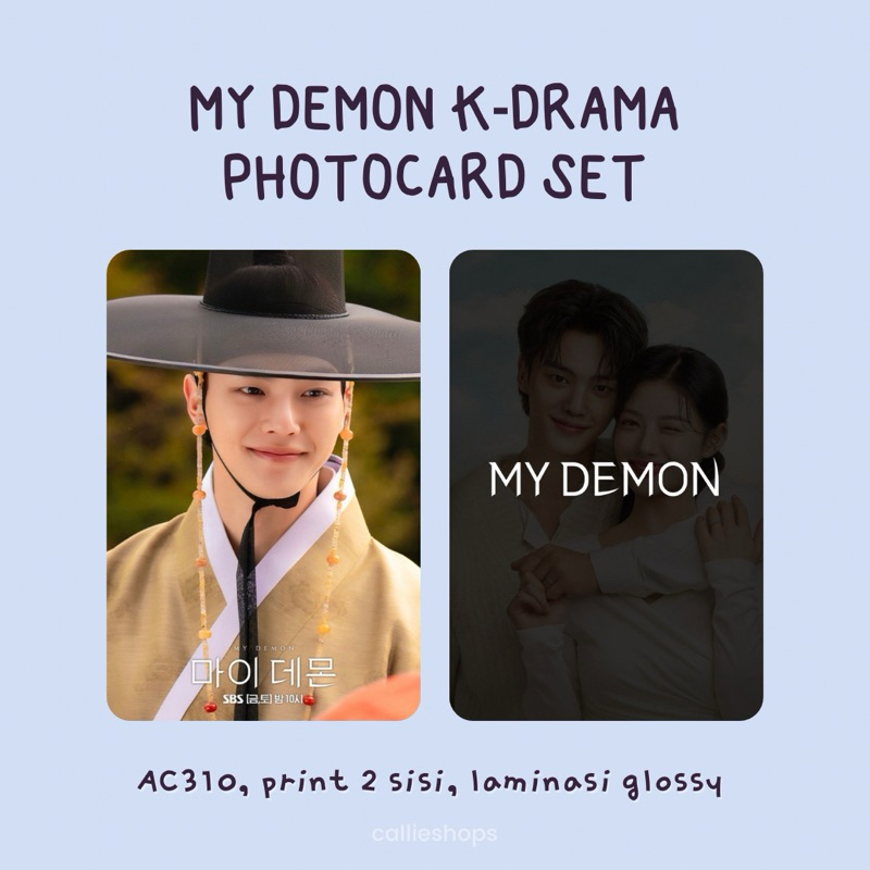 LAST STOCK [SET] Photocard My Demon K-Drama Songkang x Kim Yoo Jung