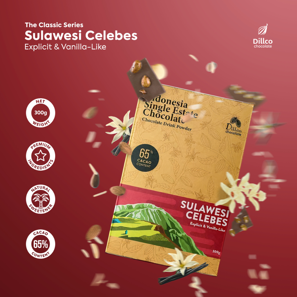 

DILLCO CHOCOLATE - Classic Series Sulawesi Celebes 300 Gram