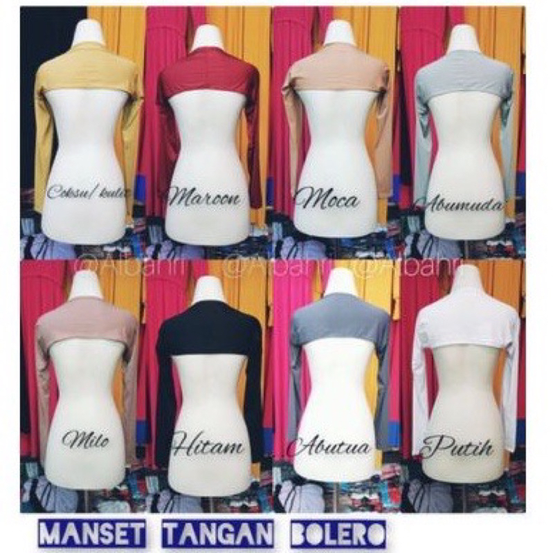 Manset Bolero -Manset Tangan Sambung Bolero-Inner Bolero