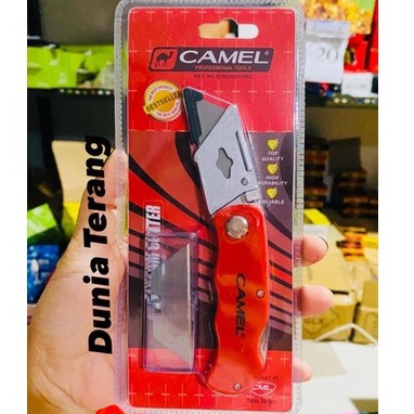 

ART L87S Pisau Cutter Gipsum CAMEL Pisau Cuter HeavyDuty Cutter Karpet Gypsum Triplek Gypsum Cutter CAMEL