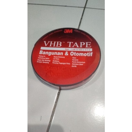 

ART A6W Double Tape VHB 3M 12mm x 45mtr Super Kuat