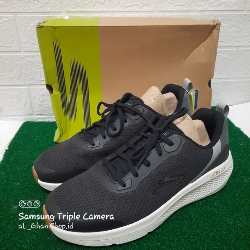 Sepatu Running Pria SKECHERS GO RUN ELEVATE ORBITER 220189 BKGY Men Original