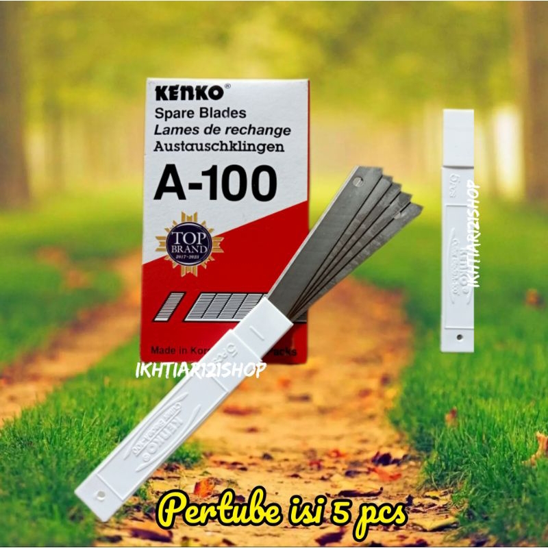 

Isi Pisau Cutter Kecil Tipe Kenko A-100 Pertube isi 5 pcs blades