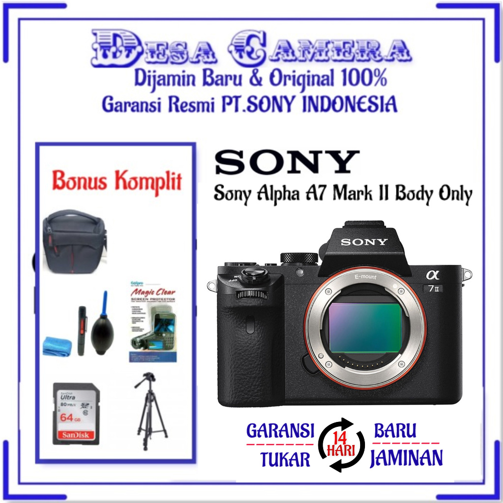 Sony Alpha A7 Mark II Body Only - Sony A7 II Bo (Body Only)