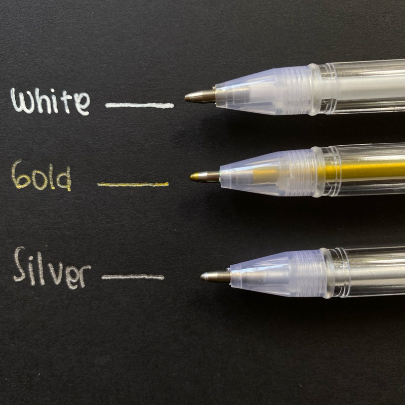 

[JS] PULPEN GEL WHITE SILVER GOLD / PULPEN WHITE / PULPEN SILVER / PULPEN GOLD