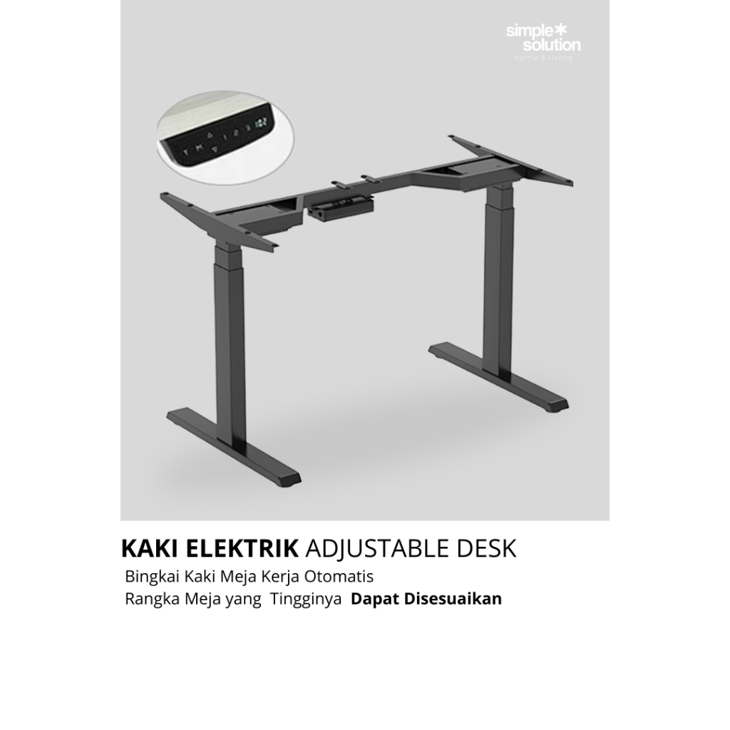 Meja Elektrik | Kaki Meja Dual Motor | Adjustable desk | Meja Naik Turun | Meja Kerja | Meja Belajar