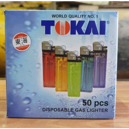 Korek Gas Bensin Mancis Kriket Cricket TOKAI Original - 1 Box / 50 Pcs