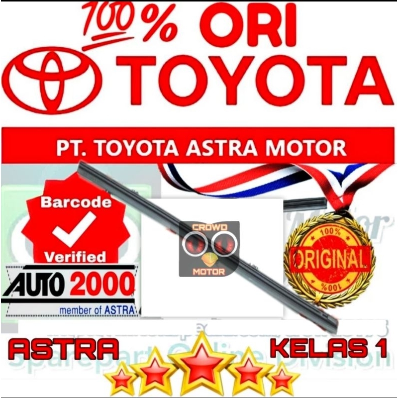 Karet Wiper ALPHARD 2011 2012 2013 2014 INNOVA REBORN VENTURE INNOVA ZENIX NAV1 NAV 1 VOXY ORI TOYOT