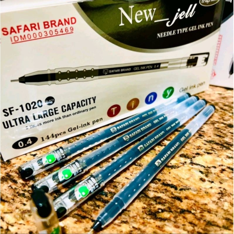 

1 pack pulpen new jell safari isi 12 pcs