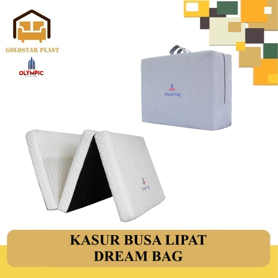 Kasur Busa Lipat Olympic/Kasur Piknik/Kasur Lantai/Dream Bag Olympic
