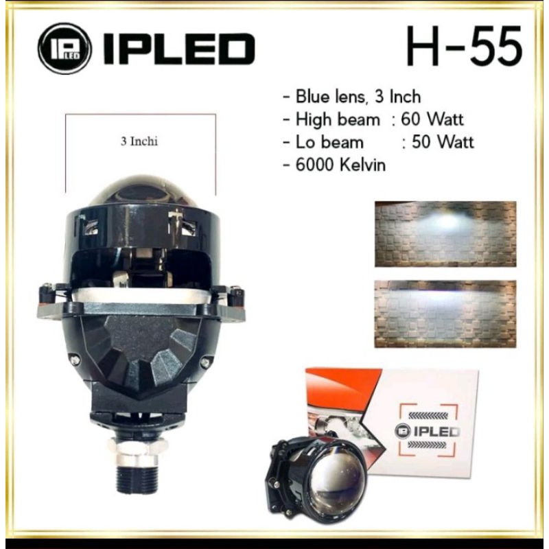 projie biled ipled h55 BILED IPLED 3INC BLUE LENS