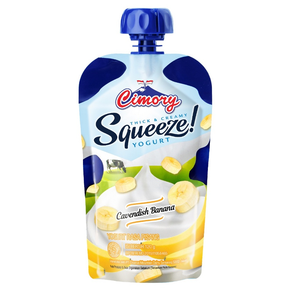 

CIMORY YOGURT SQUEEZE BANANA 120 ML