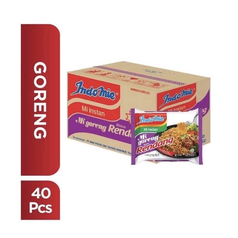 

Indomie goreng rendang isi 40x91g
