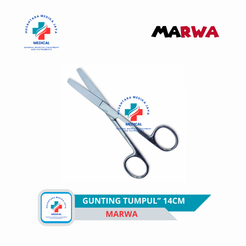 

Gunting Tumpul Tumpul 14cm Marwa / Saffa