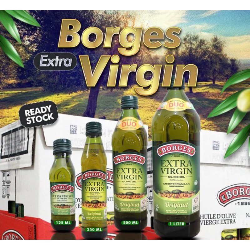

Minyak zaitun Borges / Borges Extraa virgin / Zaitun Asli / Minyak zaitun borjes