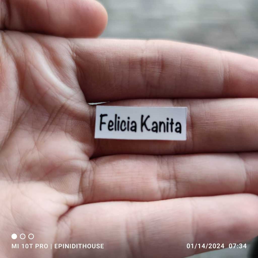 

Stiker Label Nama Anak Sekolah Penanda Identitas Pulpen Pensil Warna